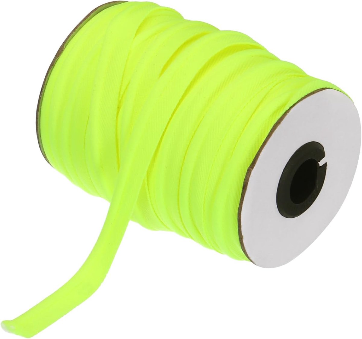 sourcing map Paspel koord 30 yards 1/2 inch paspel band voor naaien DIY handwerk stoffen rand trimmen fluorescerend groen