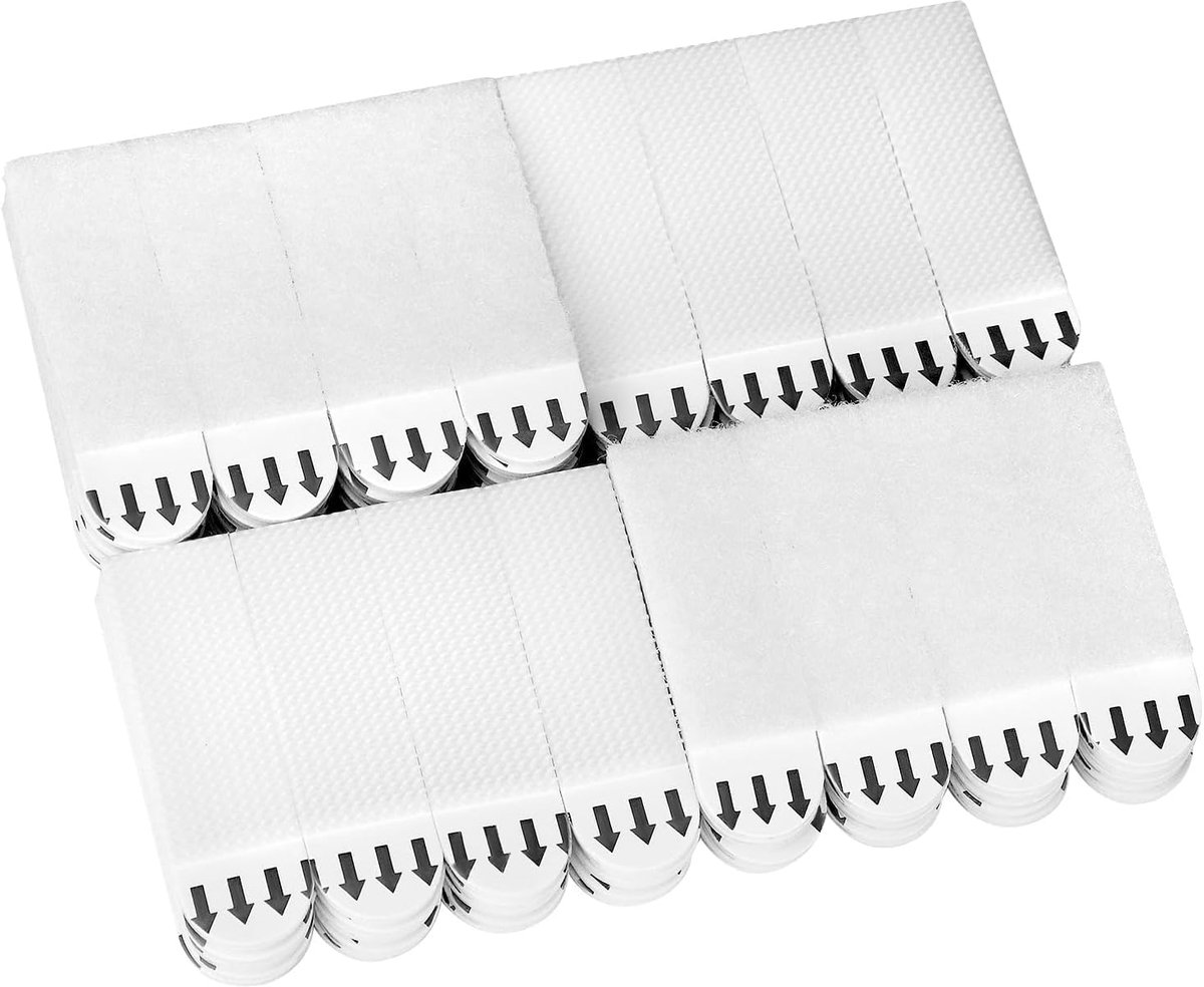 40 paar posterhangers, kleefspijkers zonder boren, voor fotolijsten, wandklokken en spiegels, middelgroot