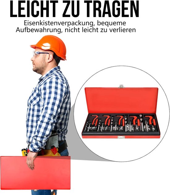 Kraanreparatieset - Draad M5 M6 M8 M10 M12 - Doppen — afbeelding 4