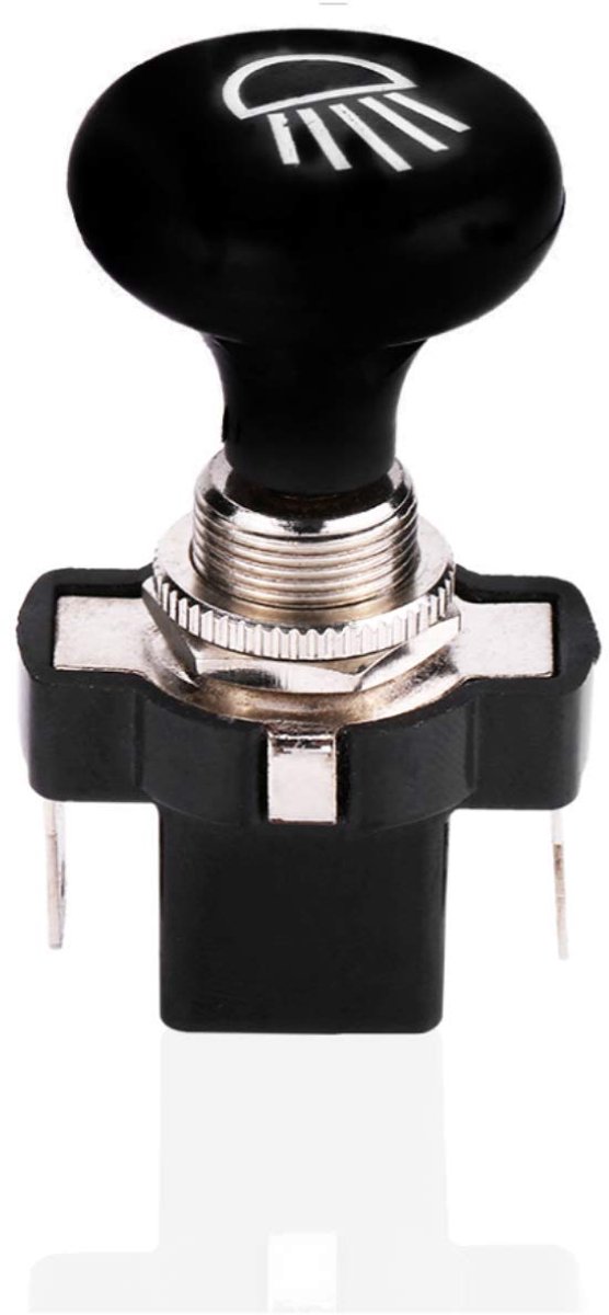 12 V tuimelschakelaar auto koplamp push pull lichtschakelaar voor Cart EZGO Club Car koplamp-trekschakelaar zwart