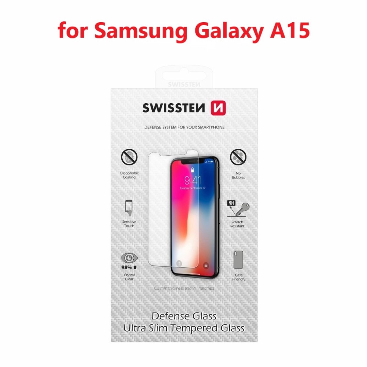 Swissten SM-A155F Galaxy A15 4G/SM-A156B Galaxy A15 5G Tempered Glass - 74517970/8595217484115