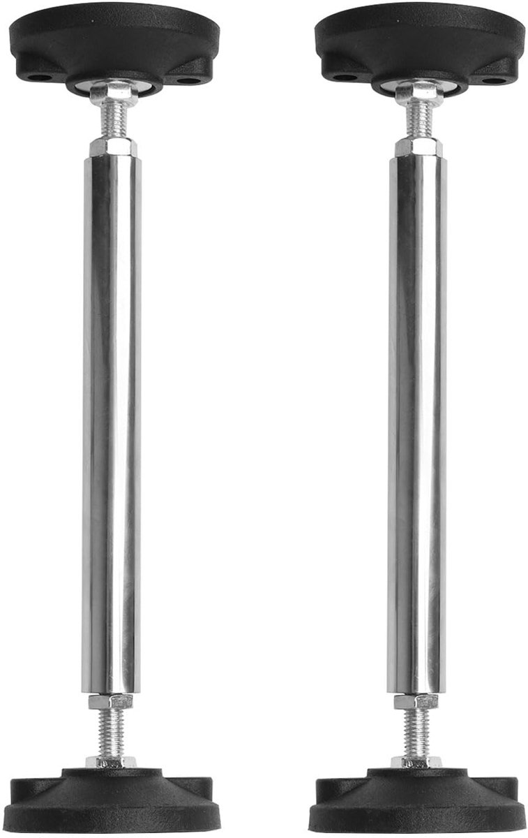 SnelShoppen - 2 Stuks In Hoogte Verstelbare Steunen 38-52 cm - Telescopische Steunstang - Verstelbaar - Ideaal voor Tuin, Camping, Feesten