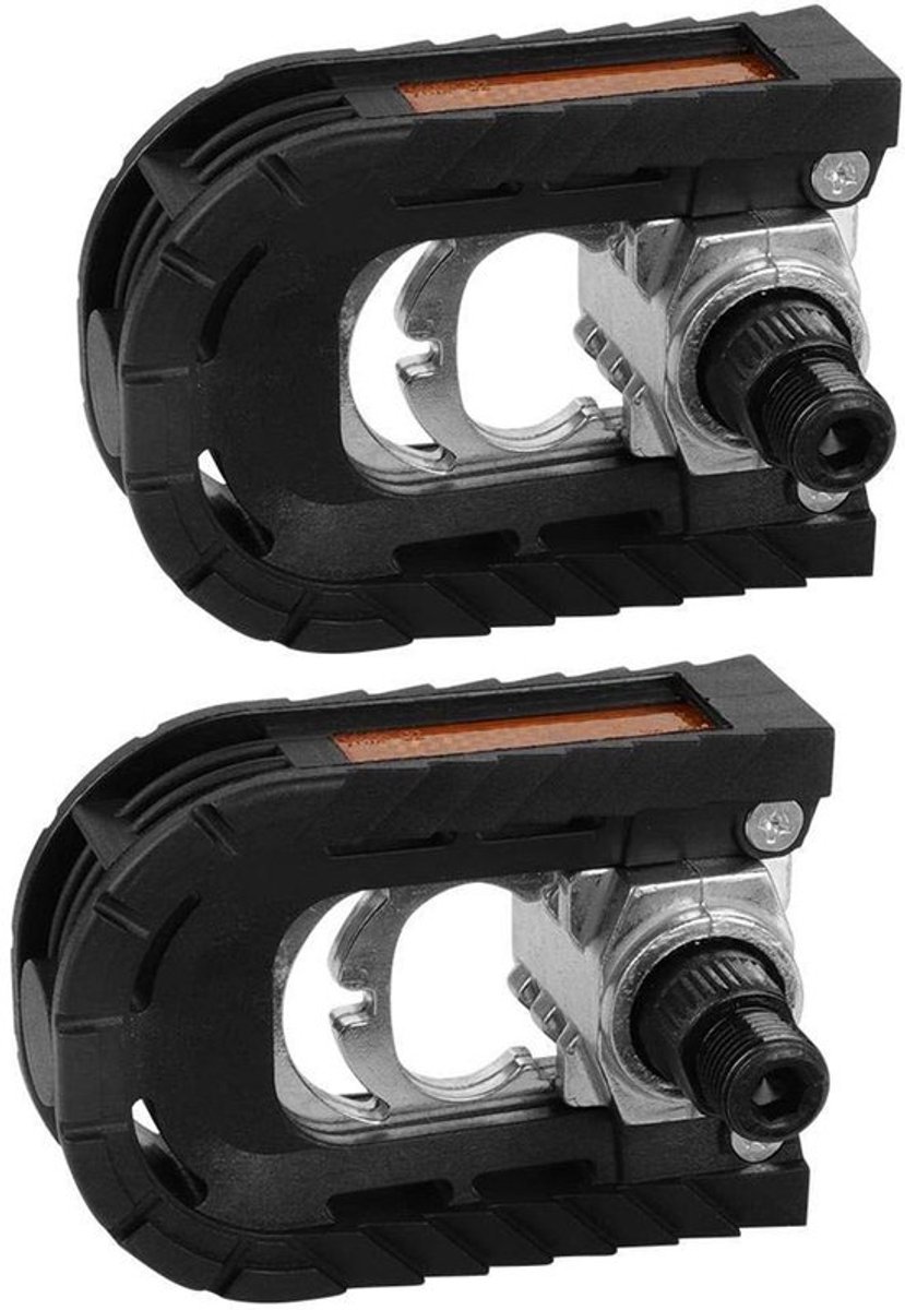 - Fietspedalen - Aluminiumlegering - Duurzaam en opvouwbaar - Zwart - Slipweerstand - Voor vouwfiets en mountainbike - Geschikt voor outdo