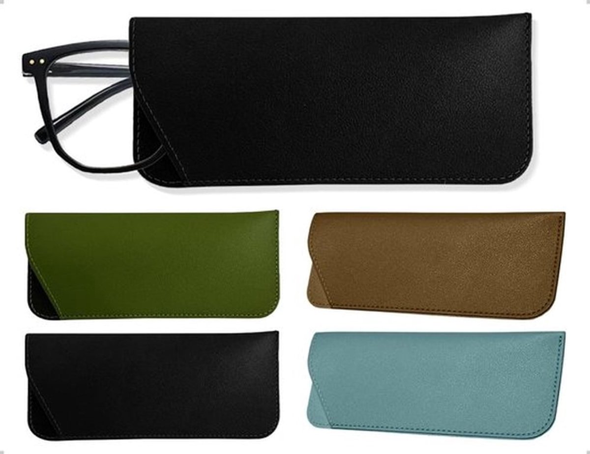 - Brilhoes - Multifunctioneel - Zacht Leer - Multicolor - Leuke Accessoires - Geschikt voor Volwassenen - 4-Pack