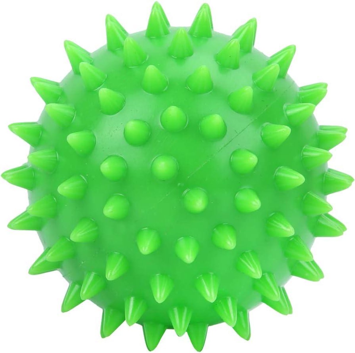 Stekelige Massagebal - Pinda Bal - Spierontspanning Thuis - Gerichte Drukpunten - 15 x 7 x 7 cm - Groen