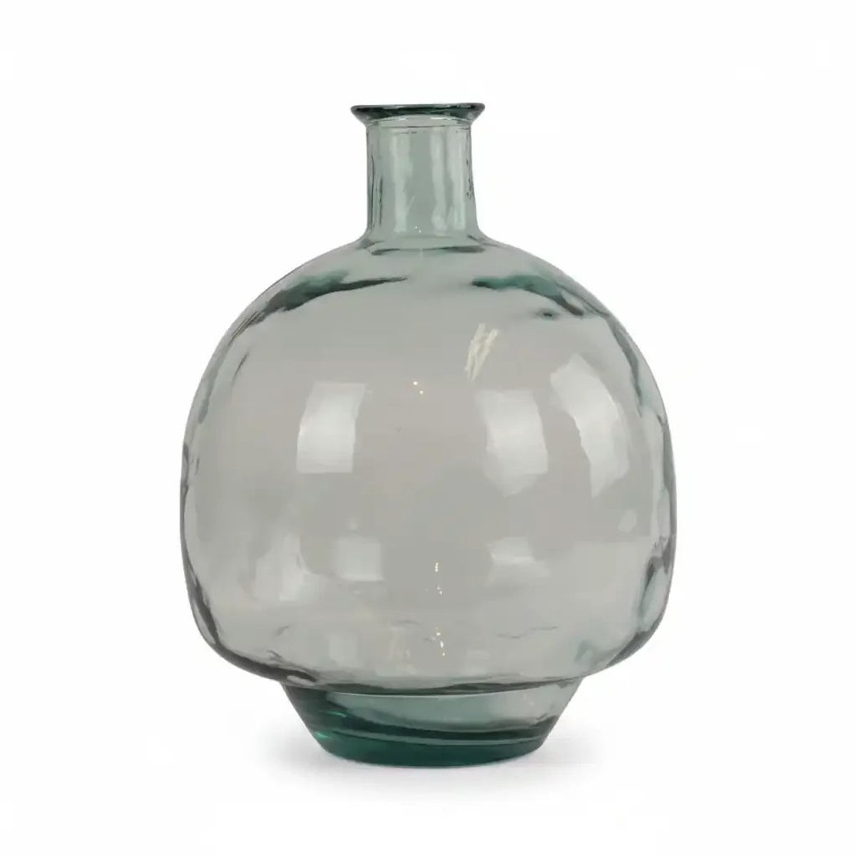 Lolaa Vaas Valencia gerecycled glas helder Ø34x40 cm