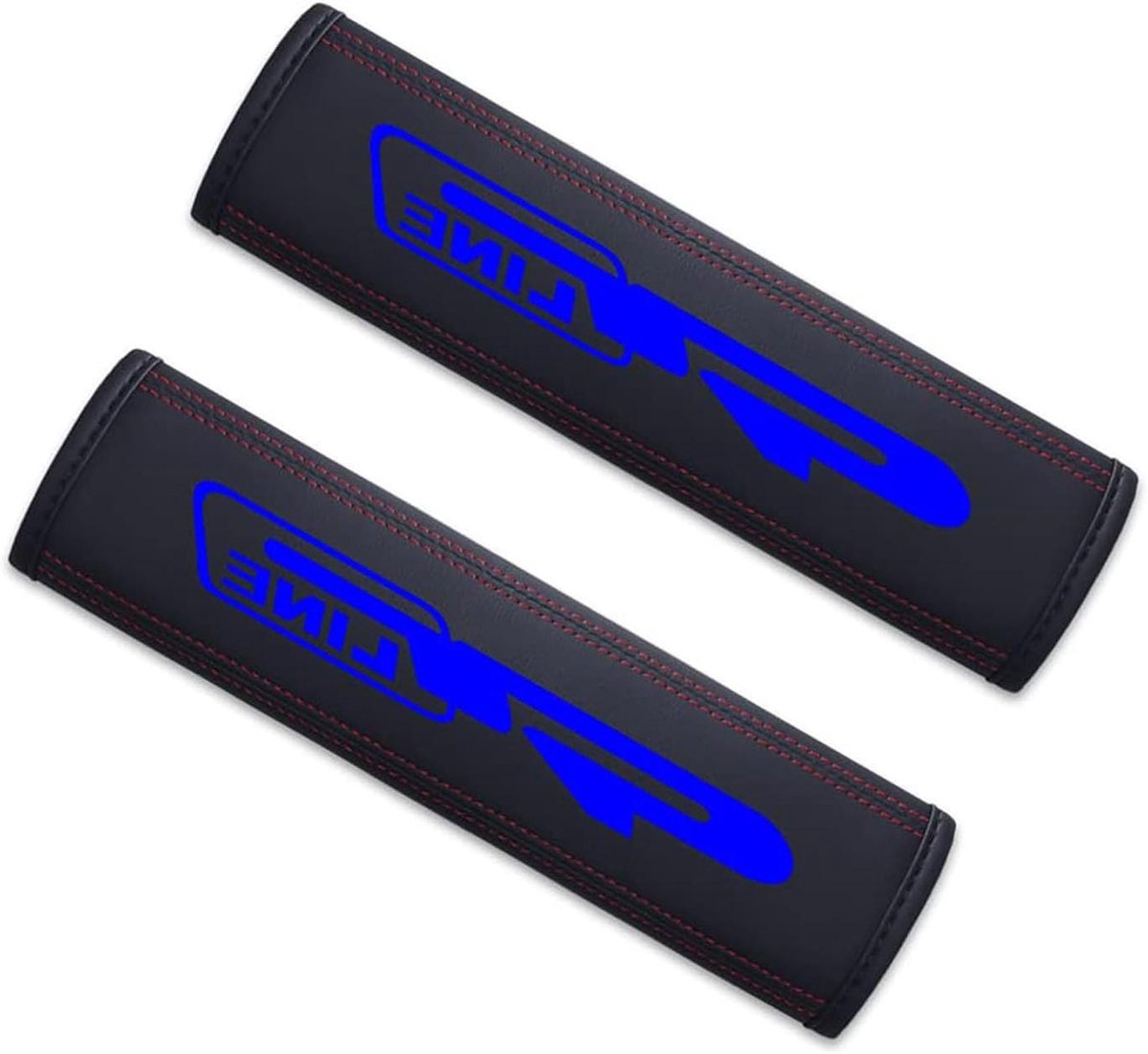 Gordelbeschermers Auto - Autogordel Pads - Comfortabele Ritten - Ademend Materiaal - 2 stuks - Blauw