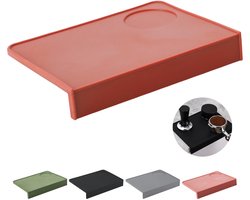 Dailygoods - Koffie Tamper Mat met Hoeksteun - 15x20cm Silicone Mat voor Barista Kwaliteit