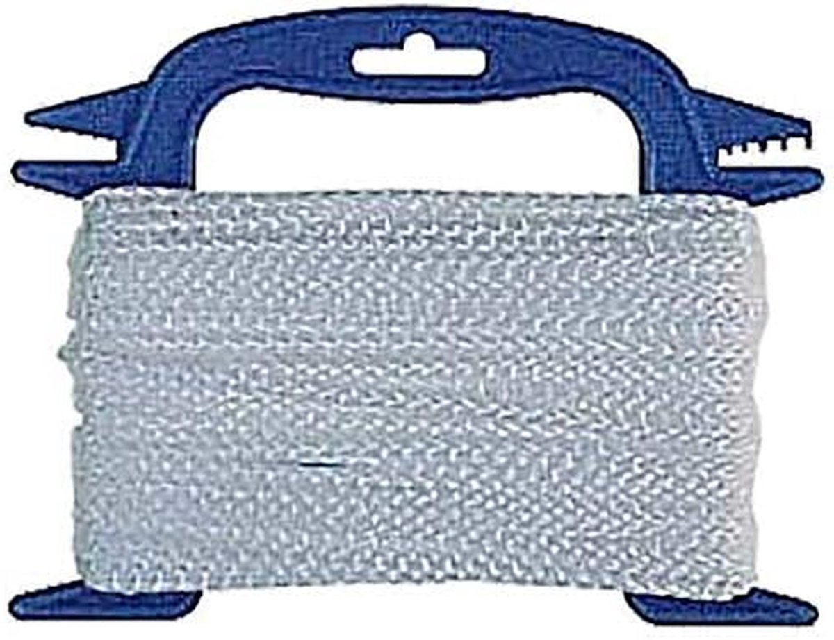 Kampeertouw - Scheerlijn - Tent Opzetten - Met Handige Rol - 3mm 20mtr - Wit