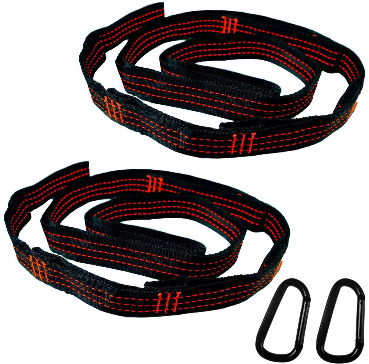 Dailygoods - Set van 2 Hangmat Bevestigingstouwen - Sterke Ophangriemen voor Outdoor