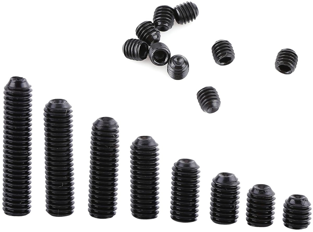 Dailygoods - M3 Verstellbare Schroeven Set - 200 Stuks van Hoogwaardig Koolstofstaal