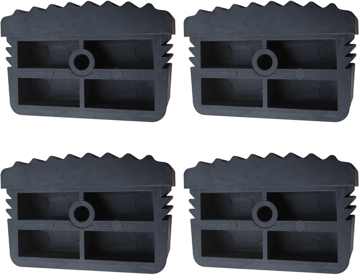 Dailygoods - 4 Stuks PVC Laddervoeten Set - Anti-slip Beschermkappen