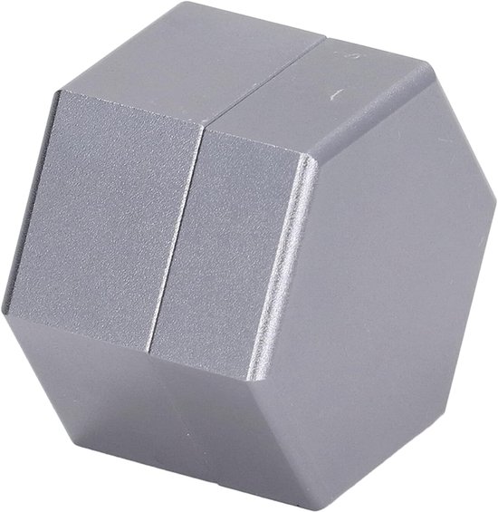 Draagbare Mini Billiard Chalk Box, Hexagonale Pool Cue Chalk Houder, Aluminium Chalk Case voor Billiard Accessoires en Spelletjes van Merkloos — afbeelding 5