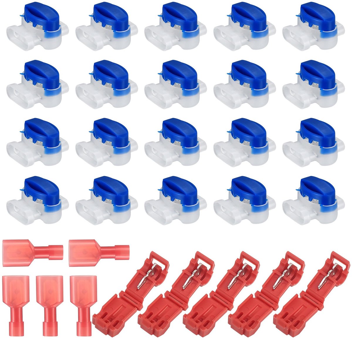 Dailygoods - Kabelverbinder 25 aansluitklemmen voor robotmaaier, waterdicht en betrouwbaar