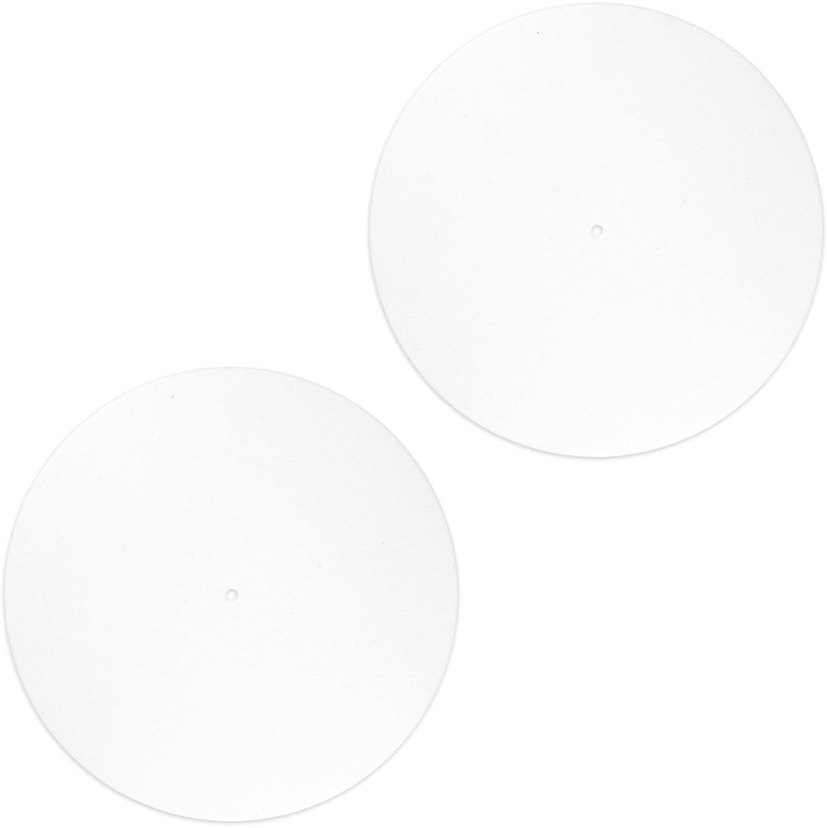 Dailygoods - 2 Stuks Antistatische Turntable Vilt Matten - 30cm Slipmat voor Vinyl Platen