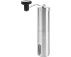 Handmatige Koffiemolen - Koffiebonenmolen Braamgrinder - Verse Koffie Zetten - Instelbare Grofheid - Compact Ontwerp - Zilverkleurig