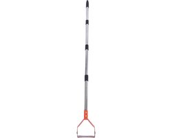 Schoffel Tuingereedschap - Wiedgereedschap Handmatig - Onkruid Verwijderen - Verstelbare Lange Steel - 161 cm - Oranje van Schöffel. — afbeelding 2