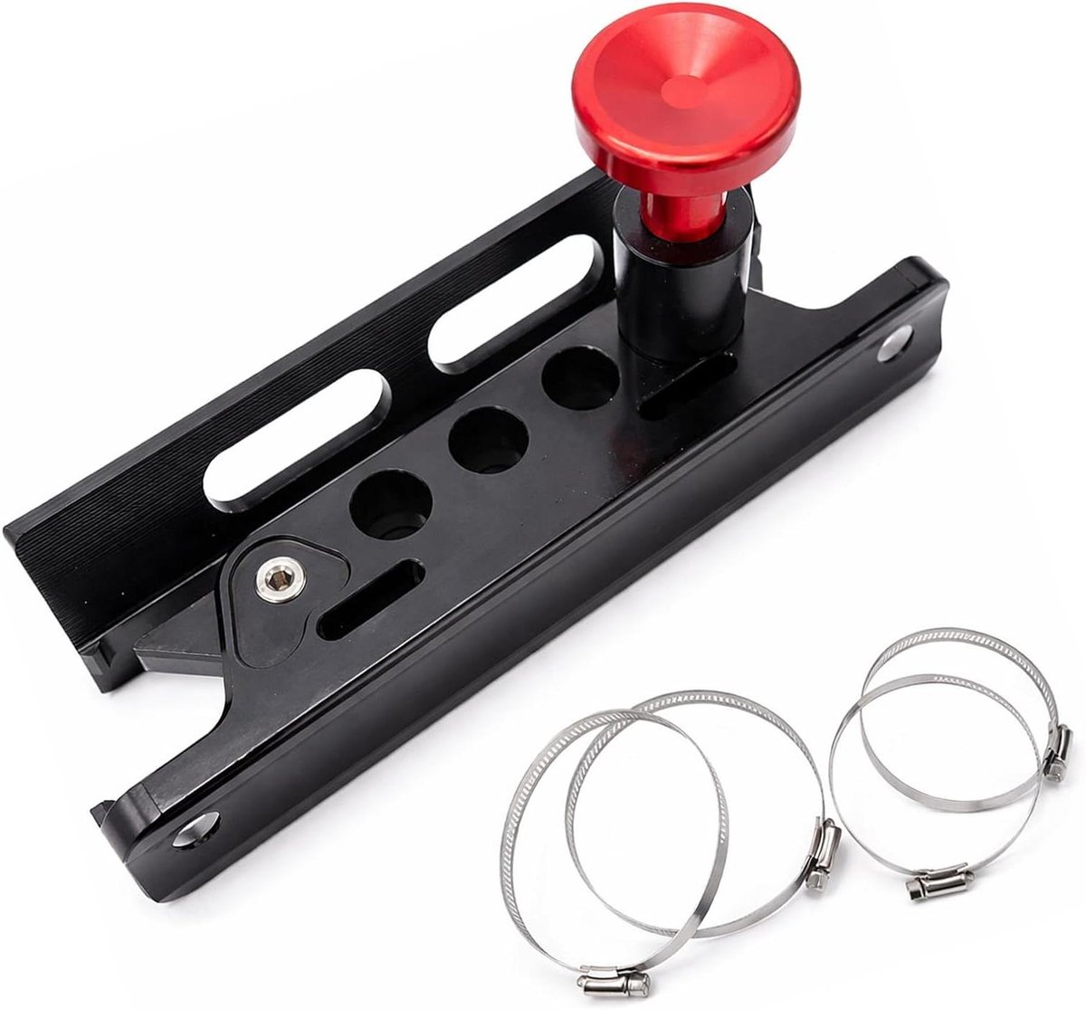Brandblusser Beugel - Brandblusserhouder ATV - Veiligheid Off-road - Verstelbare Klemmen - 1.5-3 inch - Zwart