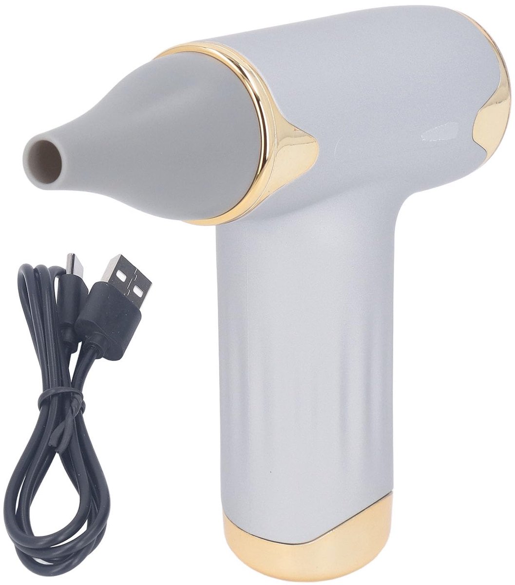 SnelShoppen - Huisdierföhn Hoge Snelheid 4 Niveaus Wind Bladeless 60W Elektrische Föhn Handstofblazer voor Katten en Honden - Zilver
