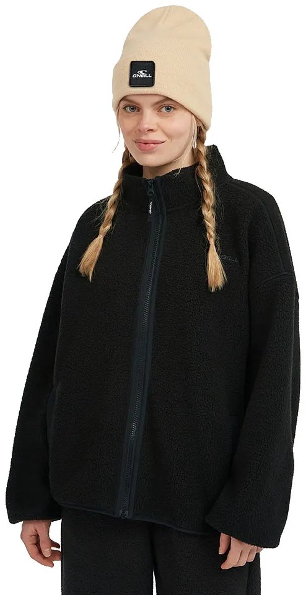 O´neill Must-have High Pile Fleece Met Volledige Rits Zwart S Vrouw