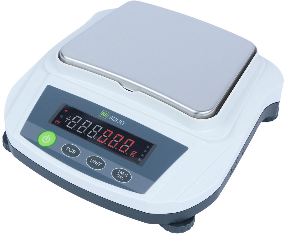 SnelShoppen - Precisieweegschaal 2000 g x 0,01 g, Digitale Laboratoriumweegschaal voor Keuken, Sieraden, Wetenschap, Analytische Weegschaal, Nauwkeuri