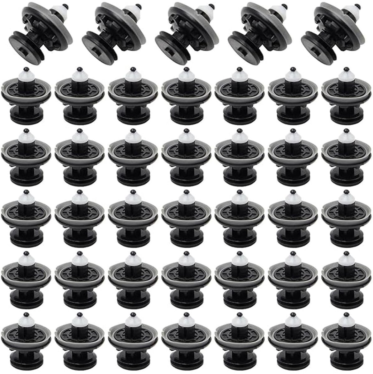 Dailygoods - 40 Stuks Bevestigingsclips voor Deurbekleding - Universele Auto Klemmen