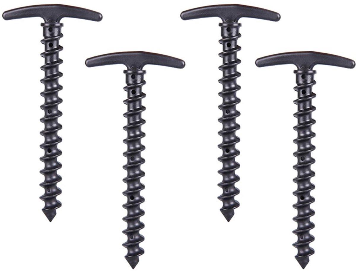 Dailygoods - 10 Stuks Grondpennen voor Tent - Duurzame Luminous Tentankers voor Kamperen
