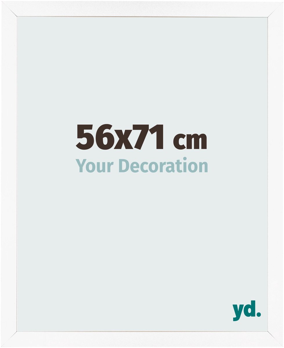 Your Decoration - Fotolijst 56x71 cm - MDF - Wit Mat - Bologna