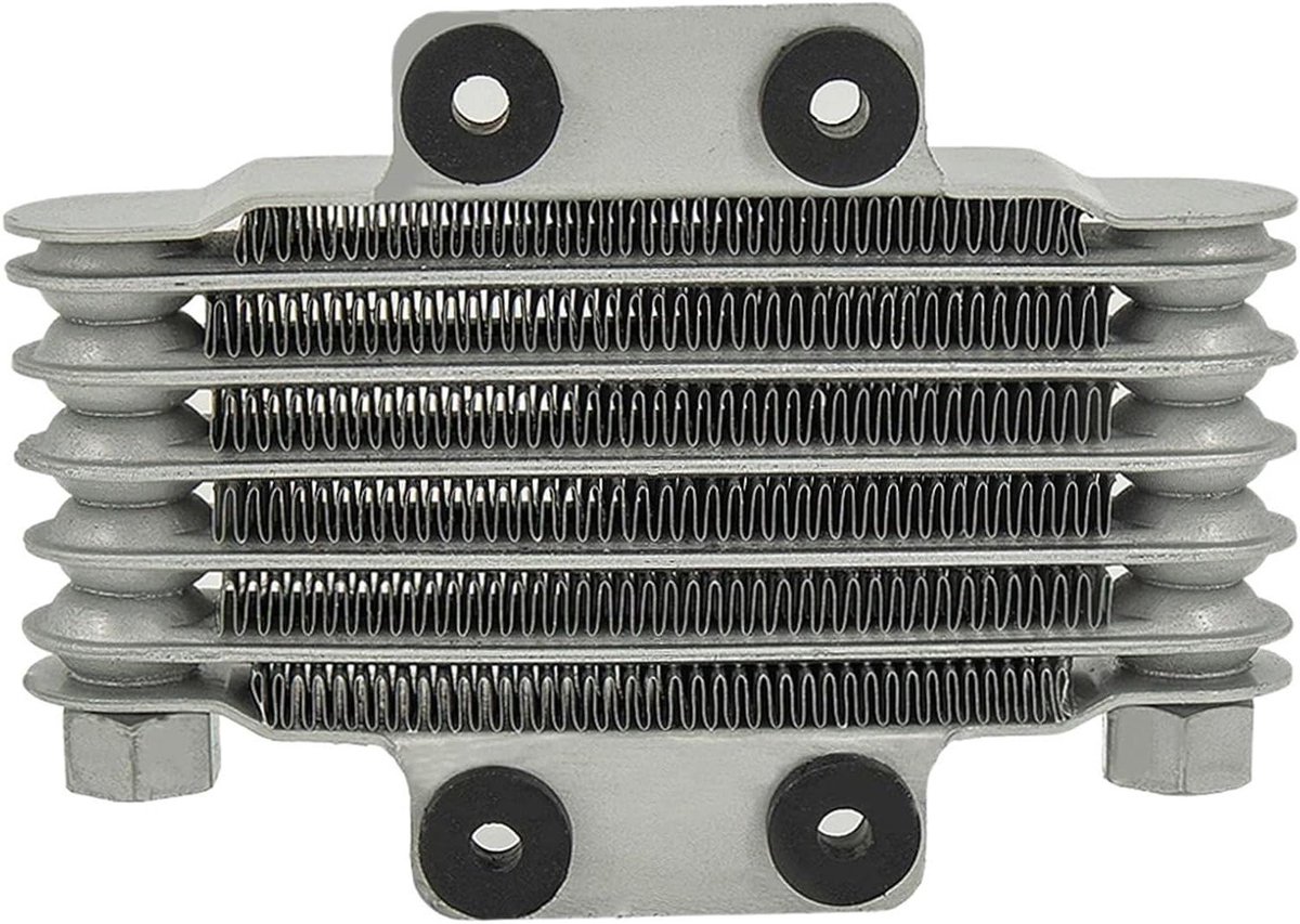 Motoroliekoeler - Olieradiator Motor - Motor Koelen - Universele Pasvorm - 190 MM - Zilver