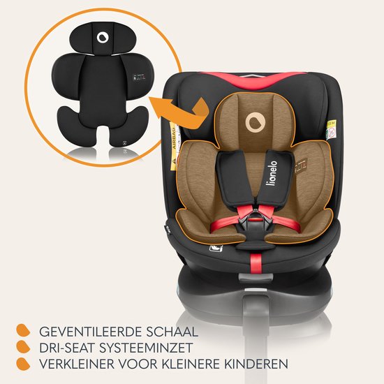 Lionelo Navy - i-Size Autostoeltje - Draaibare - 360° EasyTurn - ISOFIX 40-150cm - Groep 0-1-2-3 van LIONELO — afbeelding 4