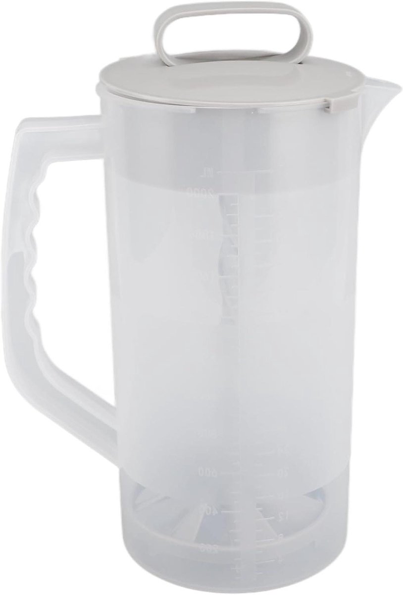 Handmatige Sapcentrifuge - Fruitpers Blender - Thuis Sap Maken - Grote Capaciteit 2000ml - 28 x 17 x 14 cm