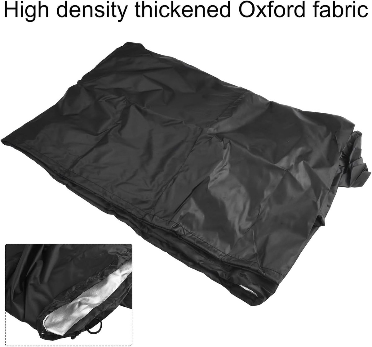 Roeimachinehoes - Beschermhoes Roeitrainer - Thuisgebruik - Waterdicht Oxford Stof - 241 x 61 x 102 cm - Zwart