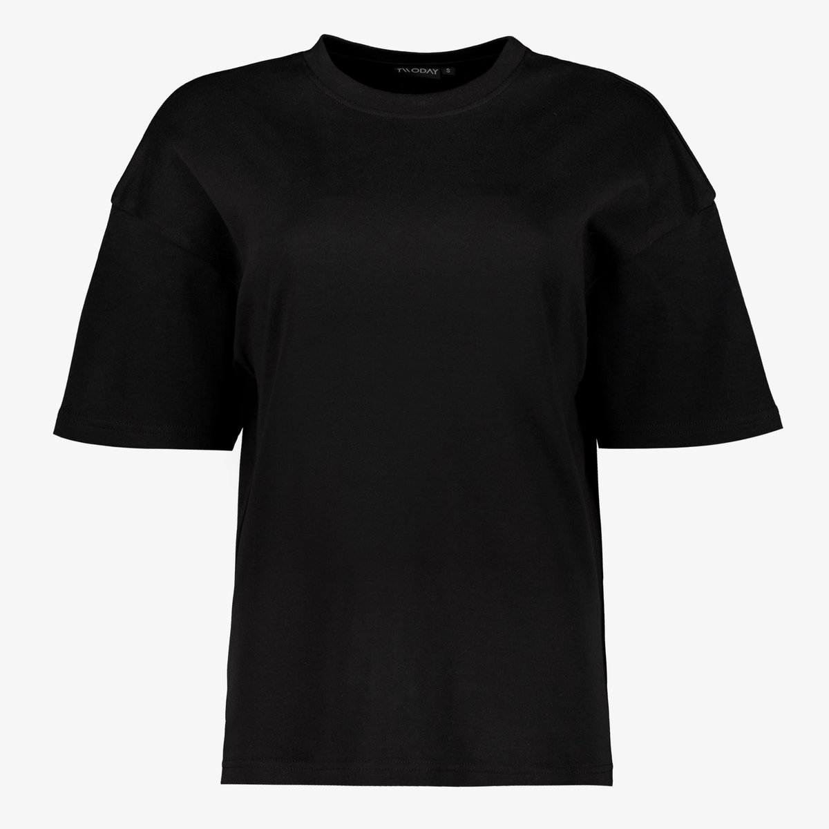 TwoDay oversized dames T-shirt zwart - Maat L
