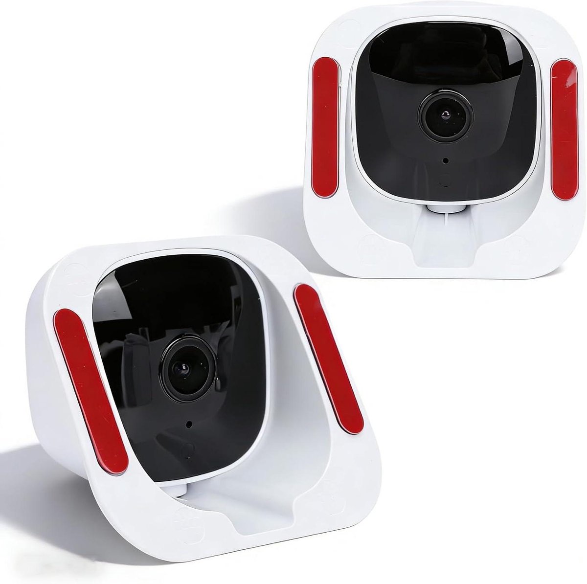 Raambeveiligingscamera's - Binnen camera's - Huis bewaken - Installatie zonder boren - 4MP 2K - Wit