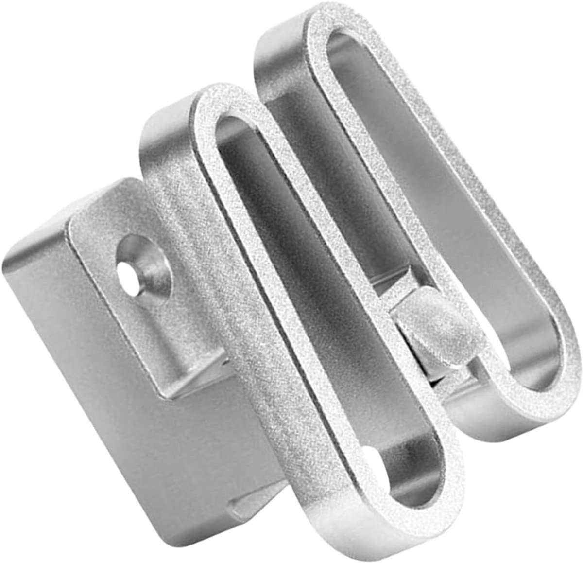 Fiets Voordrager - Fietsadapter Fietsonderdeel - Fietsen Ondersteunen - Quick Release Mechanisme - 8.6 x 8 x 7.5 cm - Zilver