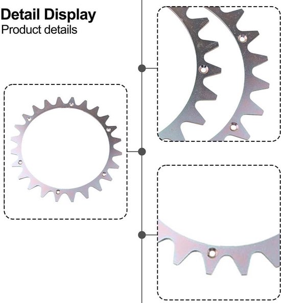 Robotmaaier Grip Spikes - Tractie Verbetering - Betere Grondgrip - Specifiek Ontworpen - 2 Stuks - Zilver — afbeelding 4