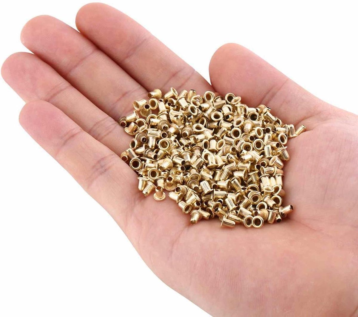 Bijenframe Oogjes - Bijenteelt Oogjes - Bijenkorf Bedrading - Verkoperd Materiaal - 1400 Stuks - Koperkleurig