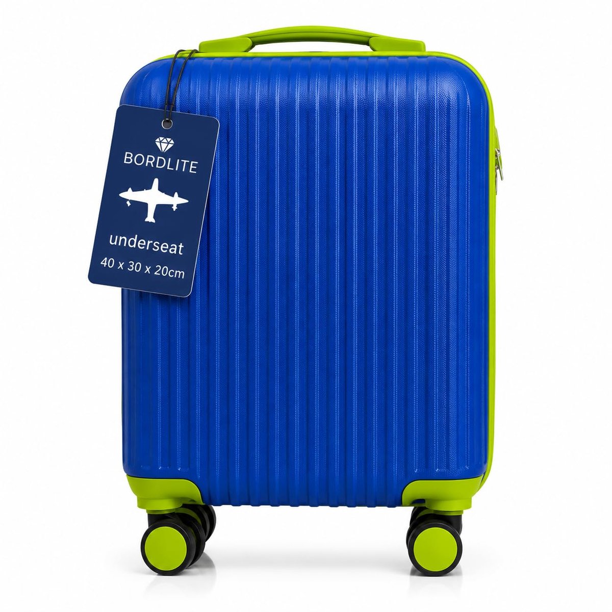 SnelShoppen - Kids Onderstoel Koffer 40x30x20 cm - Hard Shell Cabine Bagage - Lichtgewicht Reiskoffer - 4 Spinner Wielen - Luchtvaartmaatschappij Comp