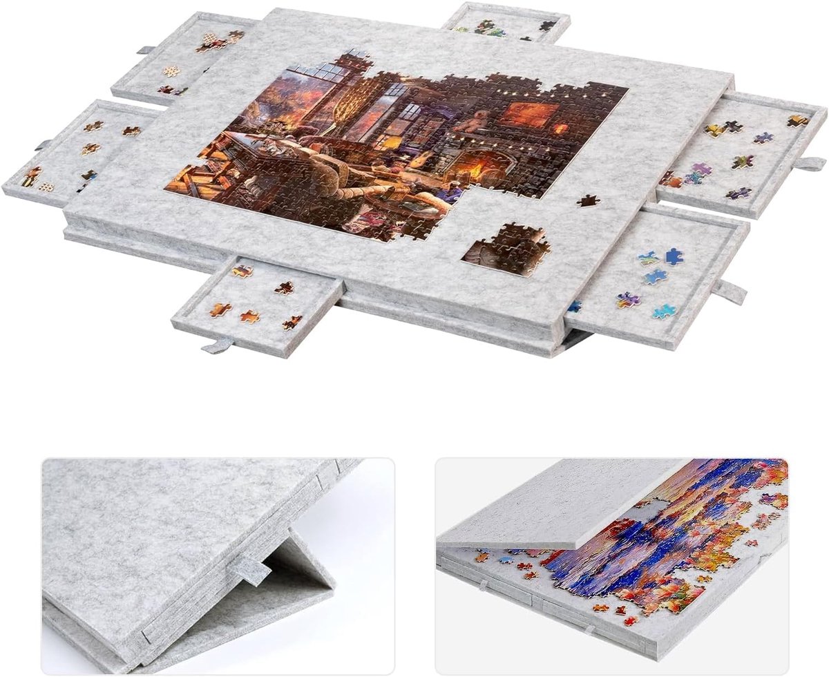 Dailygoods - 1000 Stukken Jigsaw Puzzel Board - Puzzel voor volwassenen