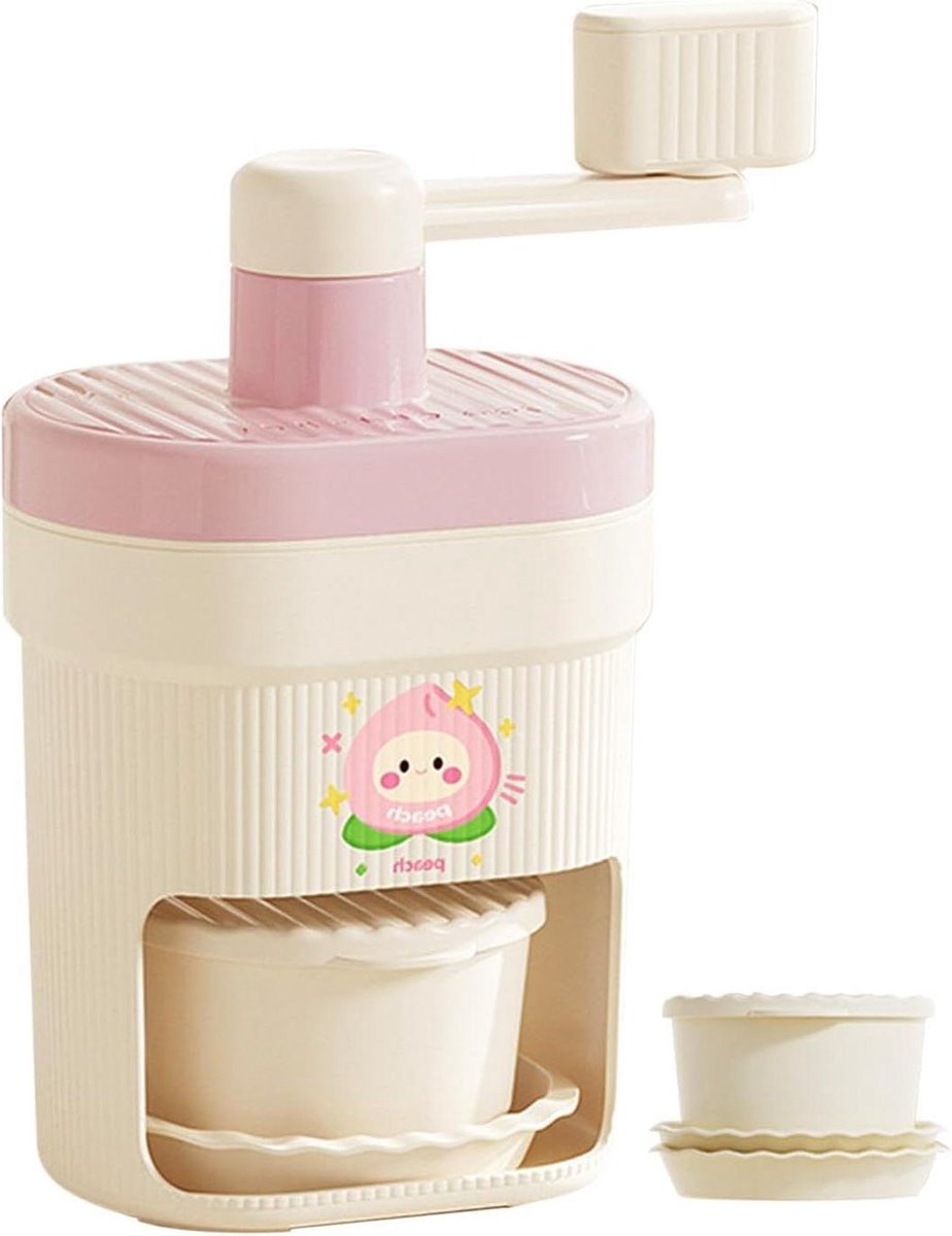 IJsscheerapparaat - IJsbreker Maker - Drankjes Koelen - Handslinger Bediening - 24 x 13 x 13 cm - roze