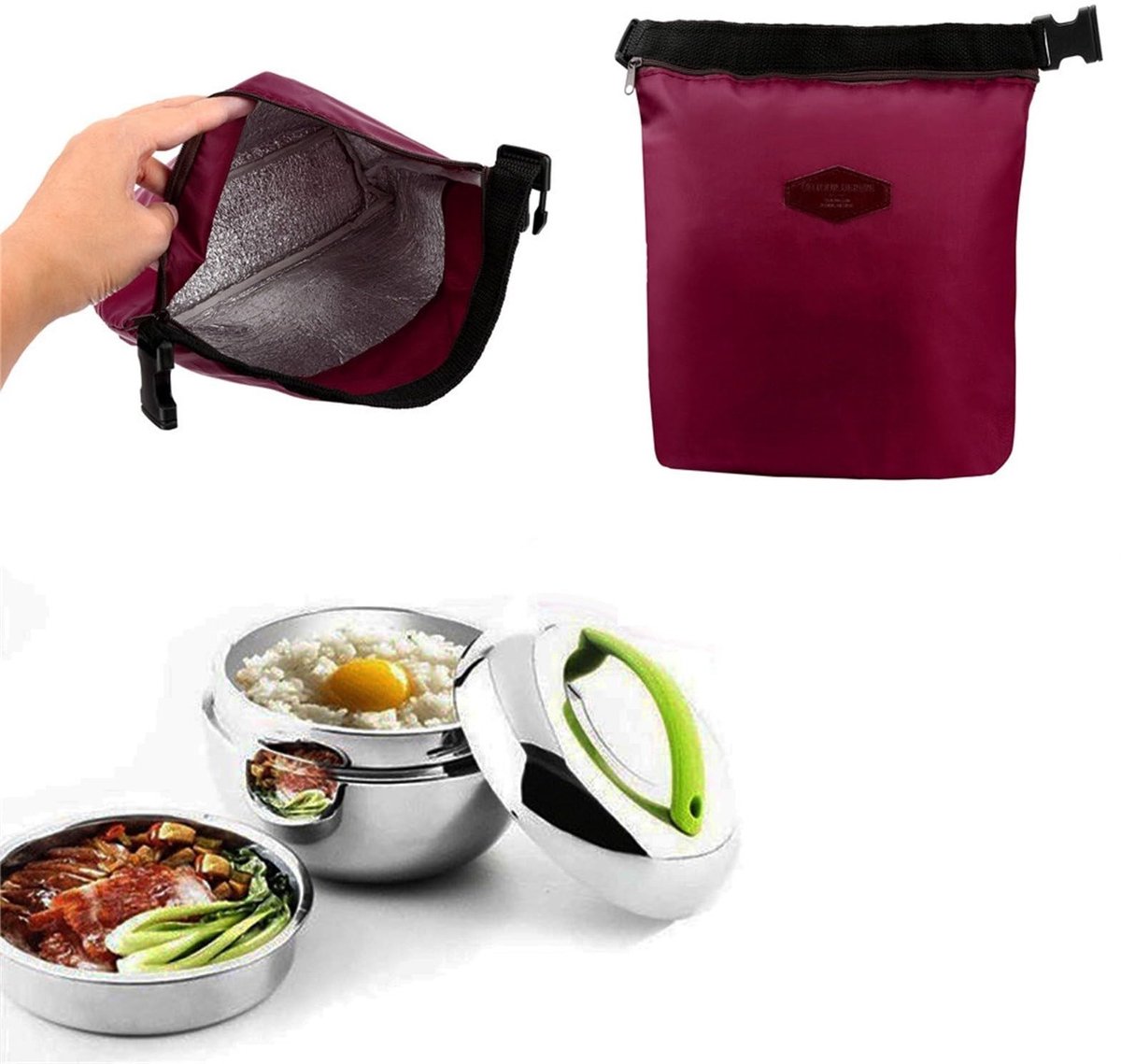 Geïsoleerde Lunchtas - Lichtgewicht en lekvrij ontwerp