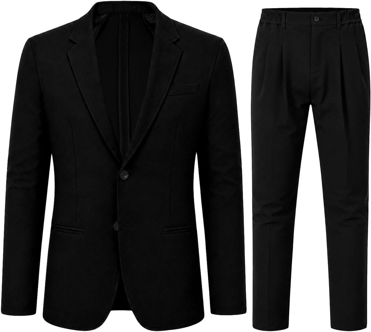 Heren Casual Pak - Zwart