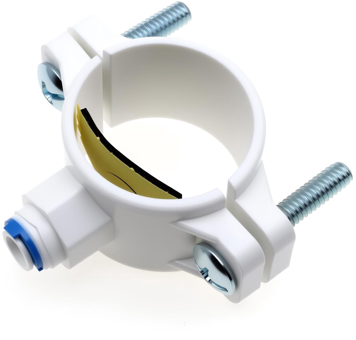 Drain Saddle Valve 0.5cm - Voor omgekeerd osmose systeem - Wit