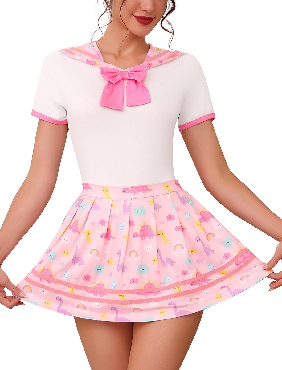 Dames Romper Jurk - Korte Mouwen - Lichtroze