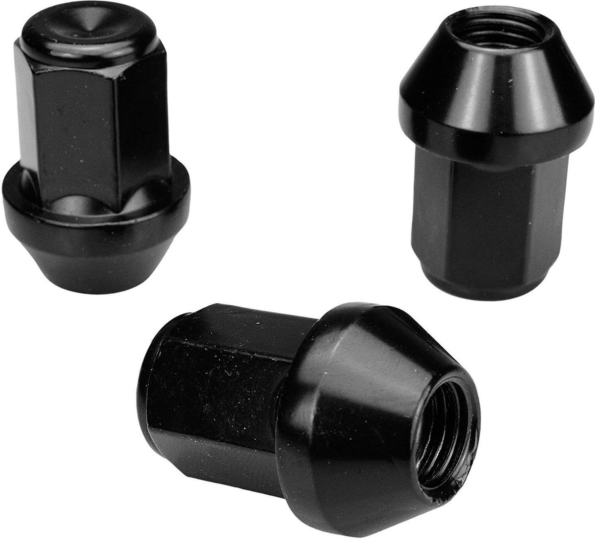 20 Wielmoeren Zwart M14 x 1.5 x 34 voor Aluminium Velgen