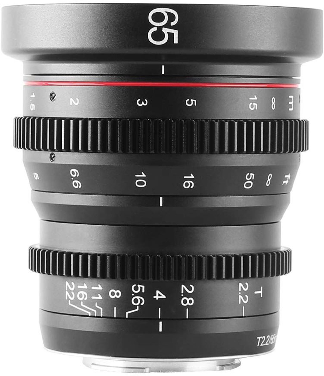 65mm T2.2 Brede Hoek Handmatige Focus Mini Cinema Lens - Voor Sony E-Mount
