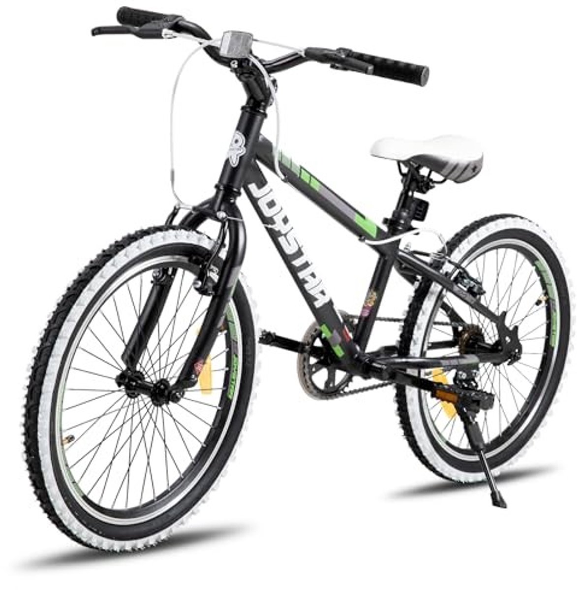 Kinderfiets 20 Inch Hardtail Mountainbike met V-brakes Wit