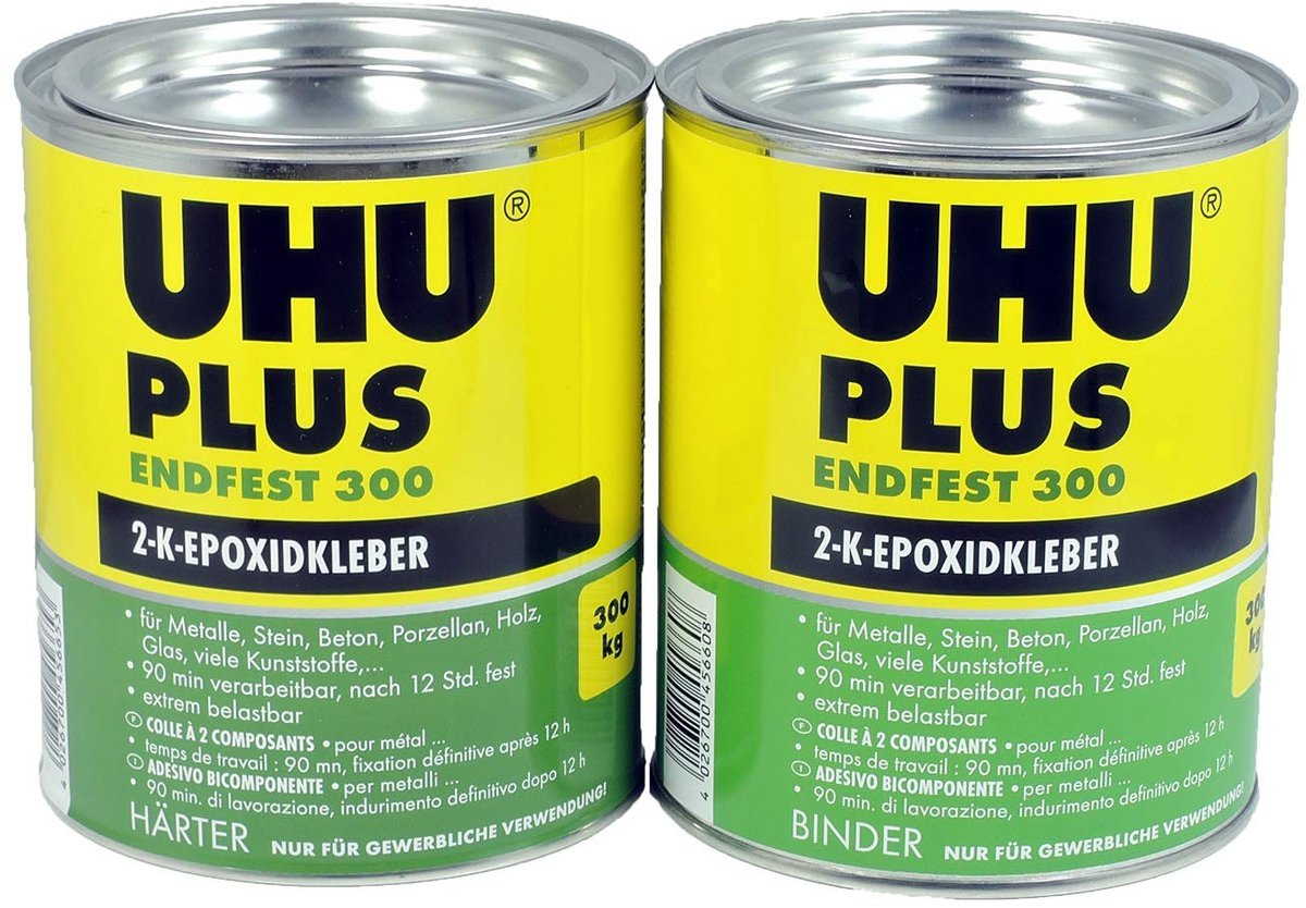 2-K Epoxyhars Lijm - 925 g + 740 g Hardener - Hittebestendig