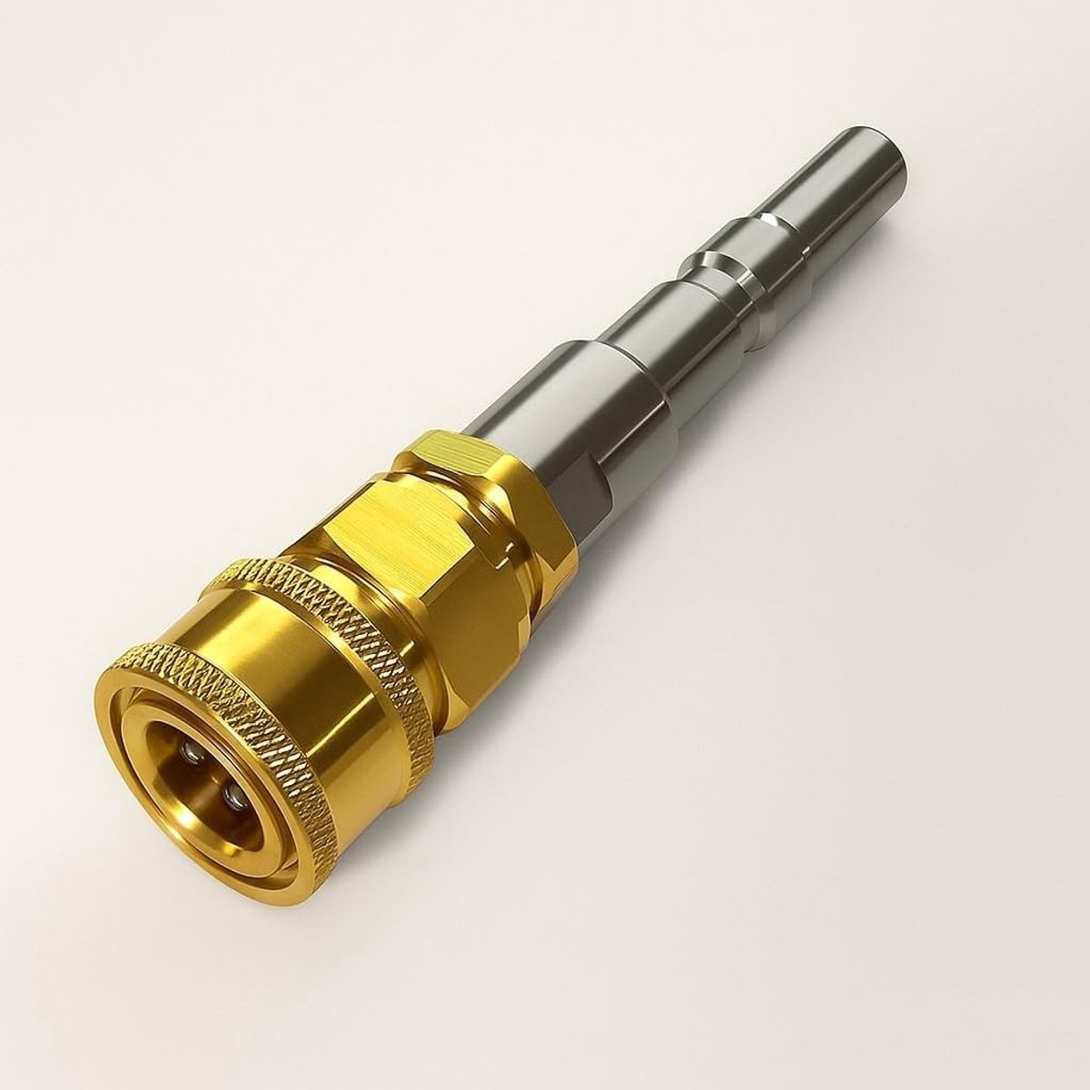 Adapter Kränzle D12 naar 3/8 inch IG snelkoppeling - en messing