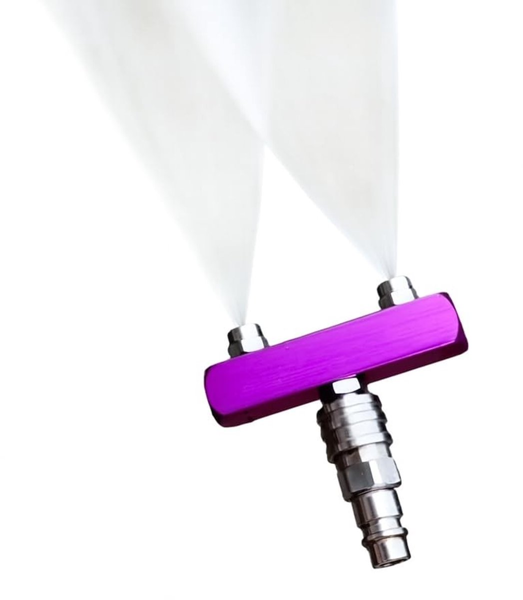 2-in-1 drukspuitmondstuk met 1/4" snelverbinding - 40° spuithoek